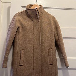 J. Crew Cocoon coat in Italian stadium-cloth wool blend
